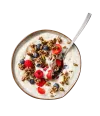 Yoghurt with forest fruits